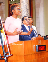 Issa Rae at Los Angeles City Hall for Black Women's Day 2017